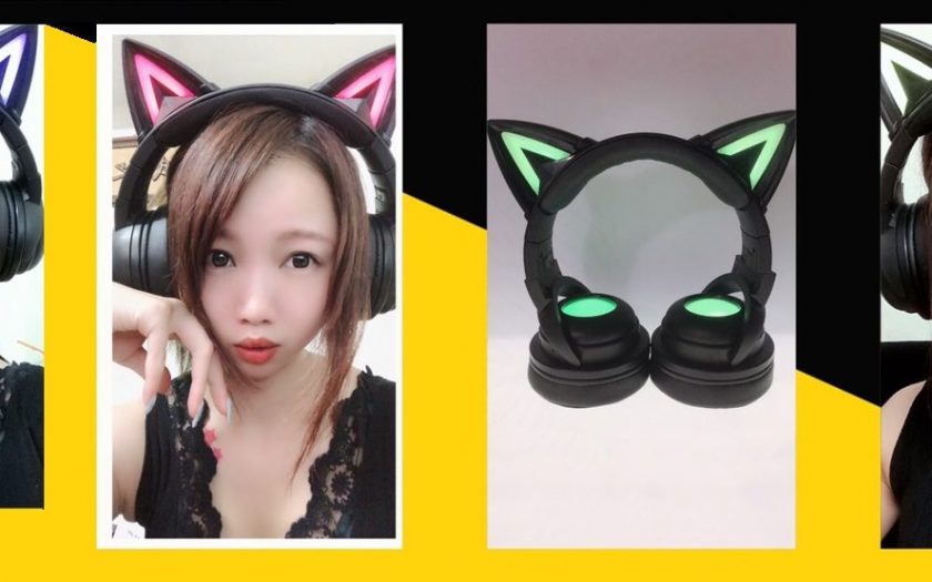 貓耳耳機3S MIEAR 台灣開箱評價!萌即正義!電競RGB發光貓耳機，藍芽5.0，重量更加輕盈，環繞7.1聲道! - 貓耳耳機無線版 - 敗家達人推薦