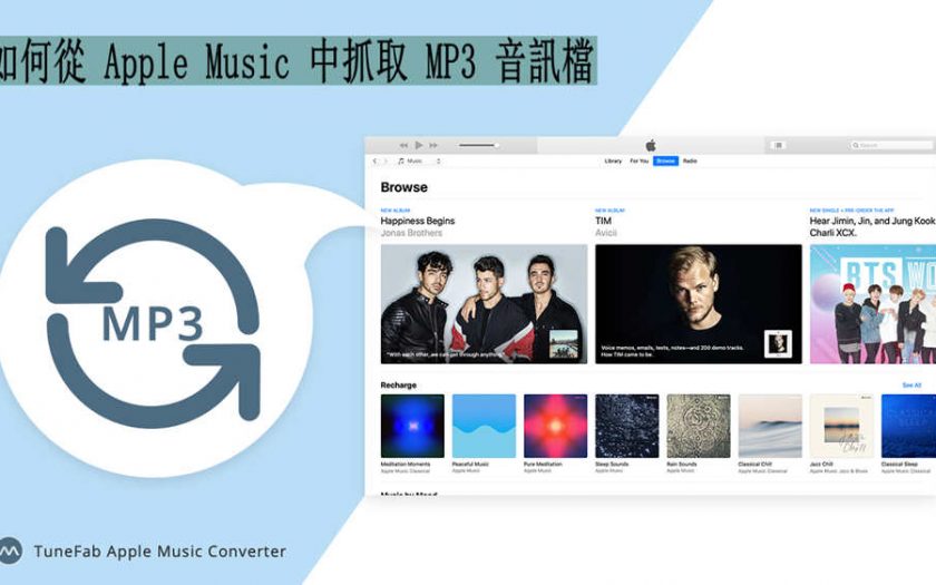 如何從 Apple Music 中抓取 MP3 音訊檔？ TuneFab Apple Music 轉檔器來幫你 - Apple Music, TuneFab Apple Music, MP3 - 敗家達人推薦