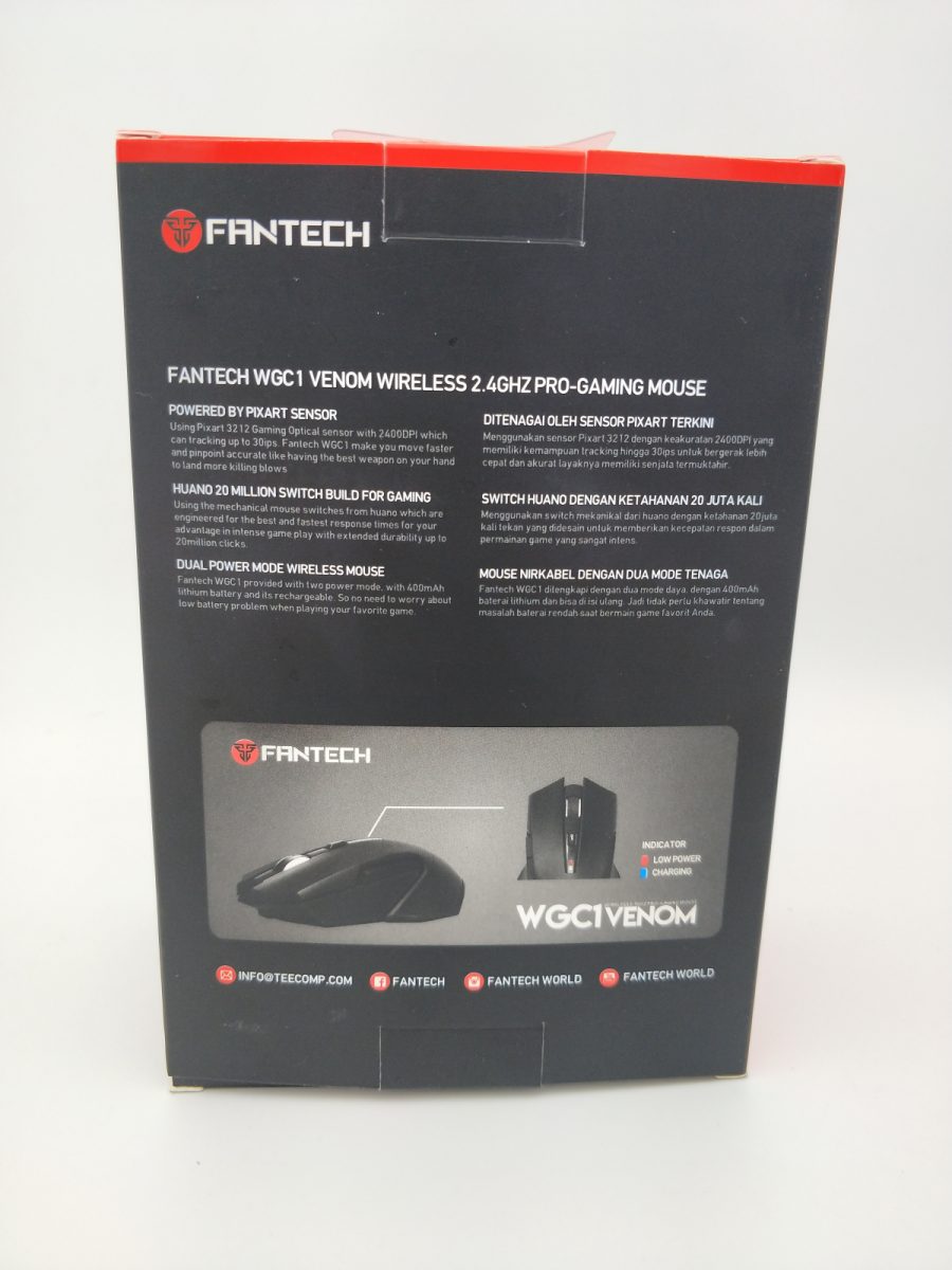 【開箱】2020電競滑鼠推薦FANTECH WGC1只要750元 充電式無線滑鼠、有RBG燈效、還免換電池!◎ - 滑鼠推薦 - 敗家達人推薦