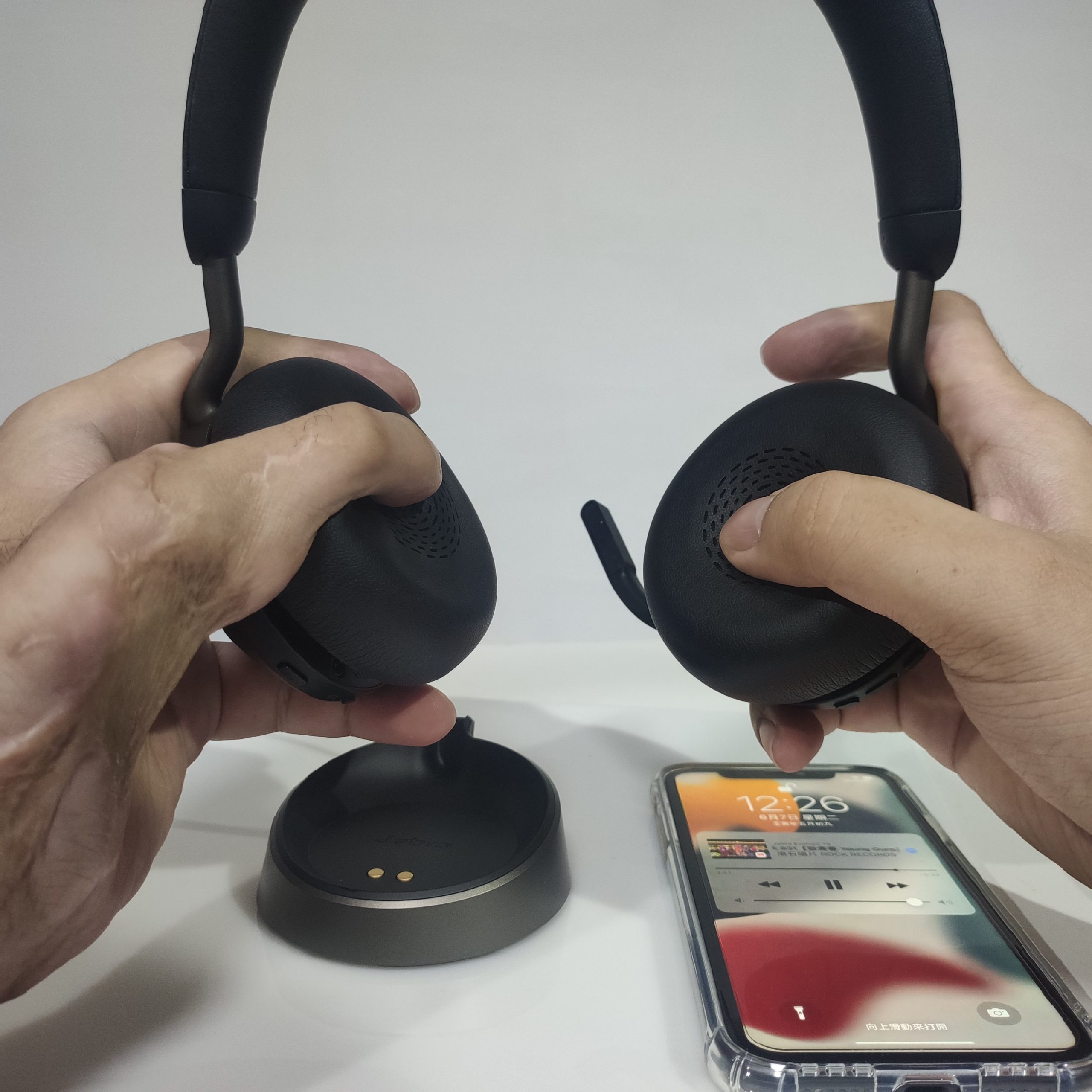 【開箱】Jabra Evolve2 75專業商務耳機，通話之王，微軟認證，收音超清晰，可調節主動降噪，2022最推薦商務藍牙耳機。 - 麥克風, 耳機, Jabra, 藍牙耳機, 藍芽耳機, 敗家輝哥, 編輯推薦, Evolve - 敗家達人推薦