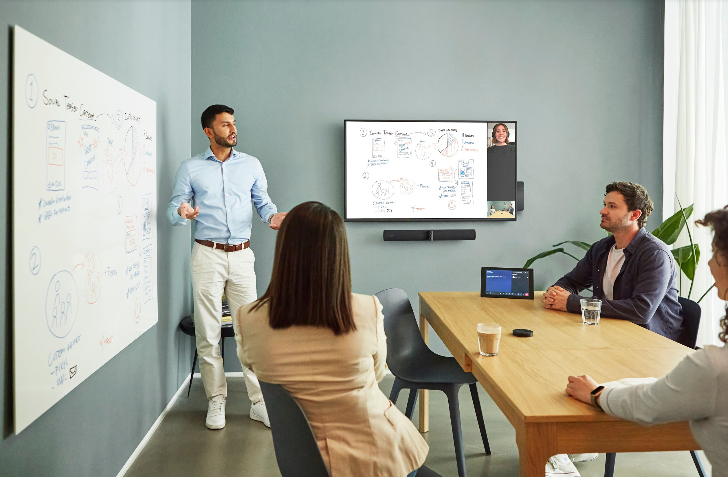 【Jabra】PanaCast50超廣角會議視訊，180°全景會議、串流白板、頭像特寫，打造Microsoft Teams會議室系統。 - 視訊攝影機 - 敗家達人推薦