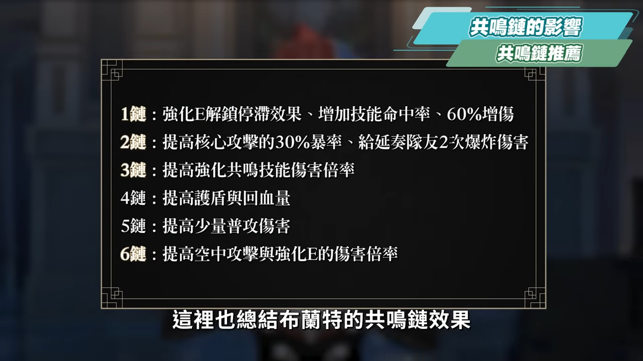 【鳴潮】布蘭特⚓角色培養全攻略▸新一代六邊形戰士登場！輸出、治療、護盾三位一體！最無壓力爽快單通的角色！輪切火隊的未來？聲骸搭配/隊友選擇/武器推薦/共鳴鏈效果推薦! ▹璐洛洛◃ - 鳴潮, 布蘭特 - 敗家達人推薦