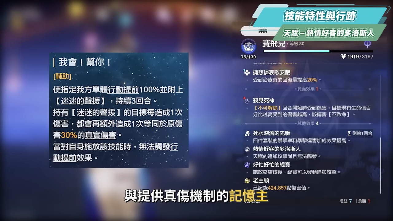 【星穹鐵道】🚀賽飛兒 [培養全攻略]▸易傷光環 × 真傷輔助💥入隊泛用性極高！紀錄傷害補尾刀！光錐/遺器/實戰配隊/畢業面板/星魂推薦 ▹璐洛洛◃ - 星穹鐵道, 賽飛兒 - 敗家達人推薦