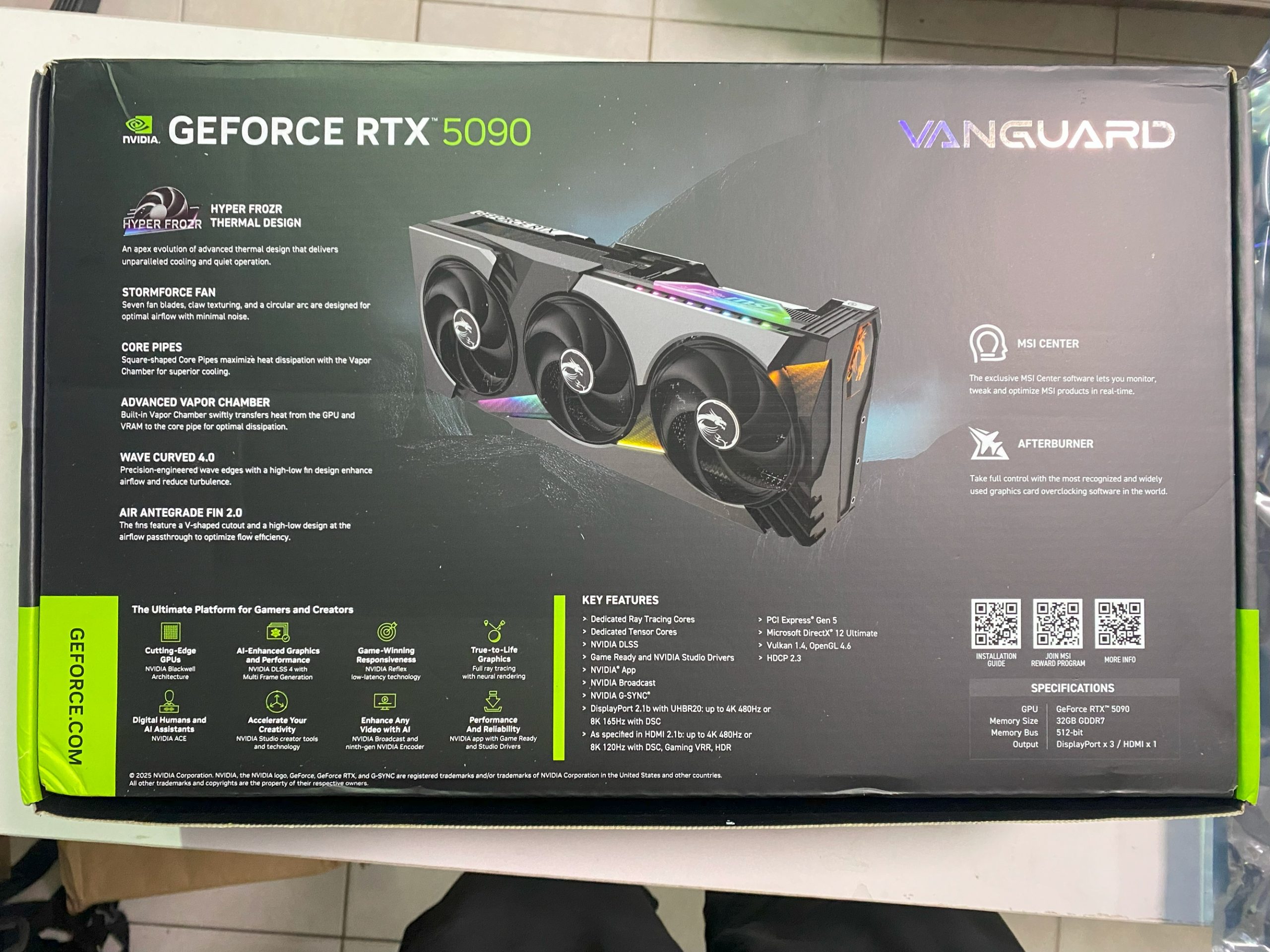【開箱評測】微星神龍 MSI RTX 5090 VANGUARD SOC 值得買嗎？實測效能、溫度、噪音比較一次看！ - 微星, NVIDIA, 敗家輝哥, RTX5090, 微星神龍 - 敗家達人推薦