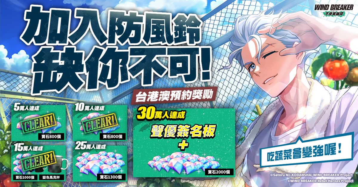 《WIND BREAKER -防風少年- 不良英雄譚》繁中版事前預約熱度狂飆 繁體遊戲實機畫面首次搶先公開！ - WIND BREAKER, 防風少年, 不良英雄譚 - 敗家達人推薦