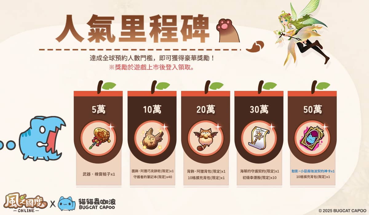 《風之國度Online》事前預約今日開跑！新職業「龍刃」情報釋出 「貓貓蟲咖波」聯動同步登場！ - MMORPG, 貓貓蟲咖波, 傳奇網路, 風之國度Online - 敗家達人推薦