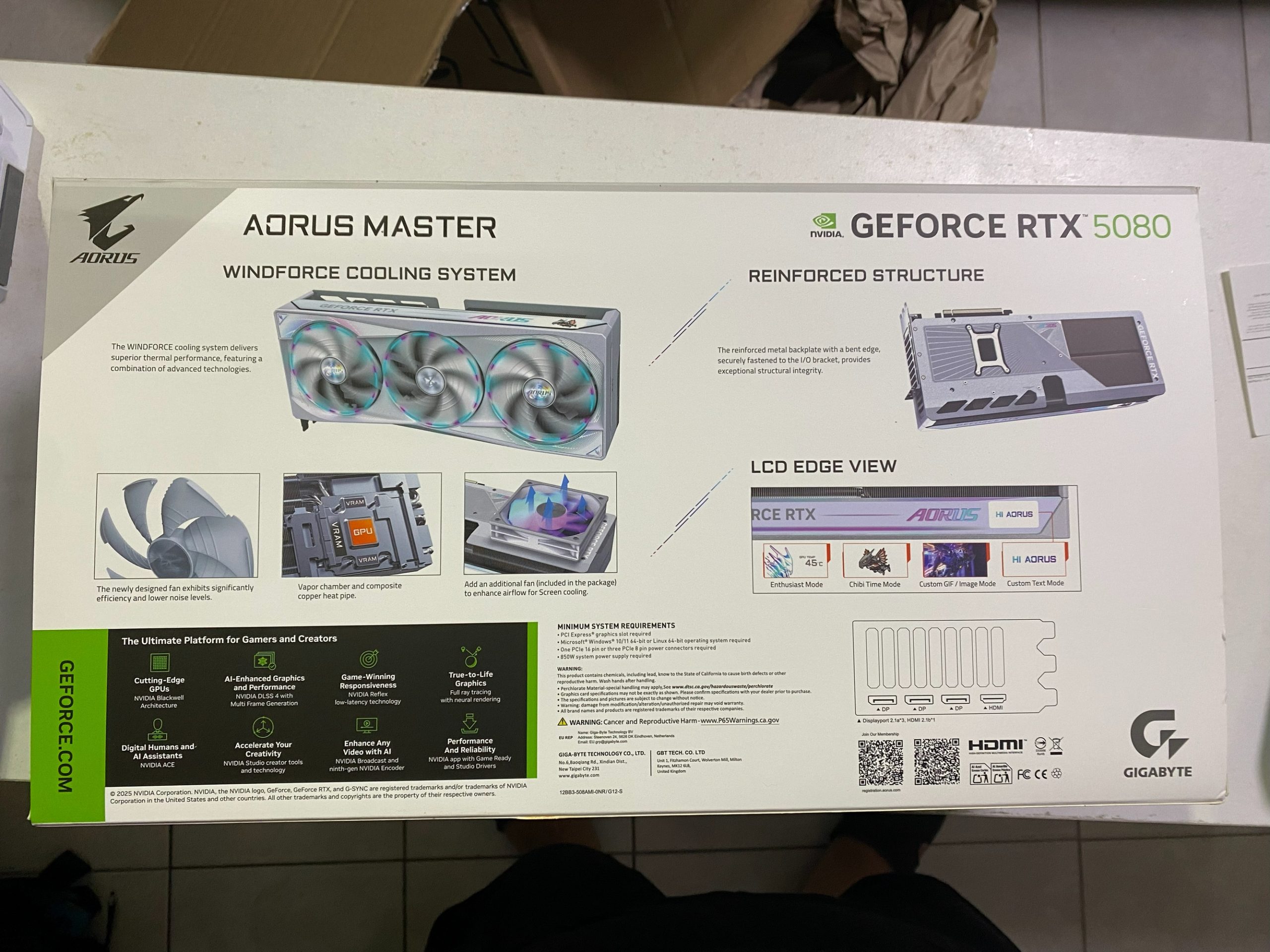 【輝哥啟動】技嘉RTX5080 Master ICE 白色版開箱!跑分10184分、溫度55度、噪音45分貝! - 技嘉, 5080 - 敗家達人推薦