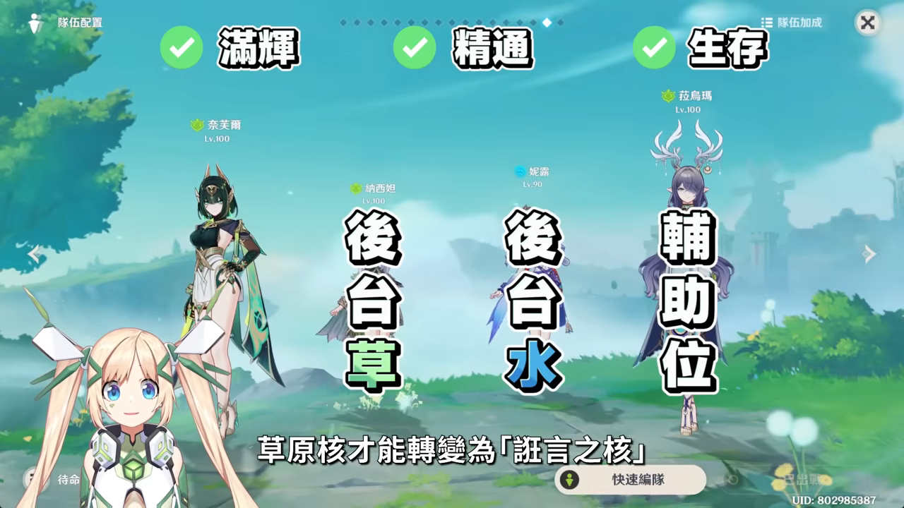 【原神】奈芙爾🐈⬛培養放大鏡▸數值爆表💥月綻放大C!是否綁定菈烏瑪?隊友如何選擇?技能解析/聖遺物/武器/命座/畢業面板! ▹璐洛洛◃ - 原神, 奈芙爾 - 敗家達人推薦