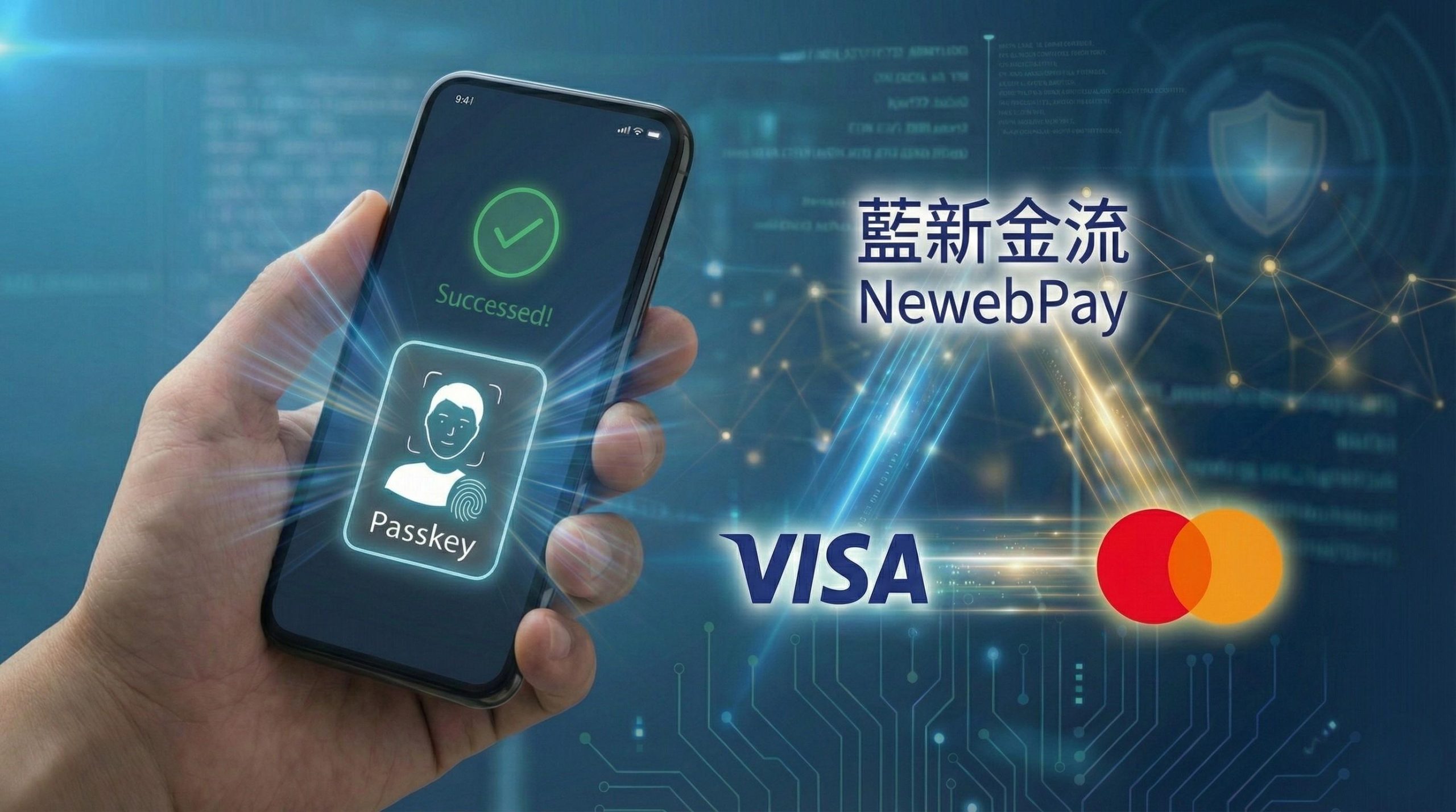 告別簡訊驗證!藍新金流聯手Visa、Mastercard 率先導入Passkey無密碼支付驗證,打造線上支付新標準 - 藍新金流, Passkey無密碼支付驗證 - 敗家達人推薦