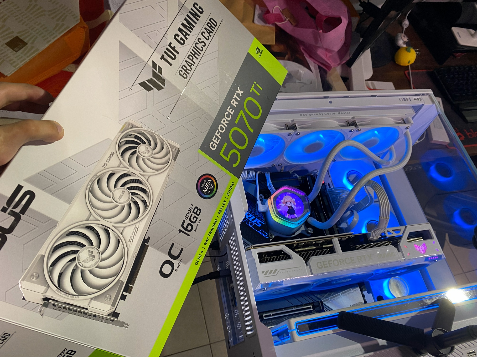 【開箱】啟動最終章:美亞ASUS TUF Gaming RTX 5070 Ti White OC 開箱實測! - ASUS, Amazon, 5070Ti - 敗家達人推薦