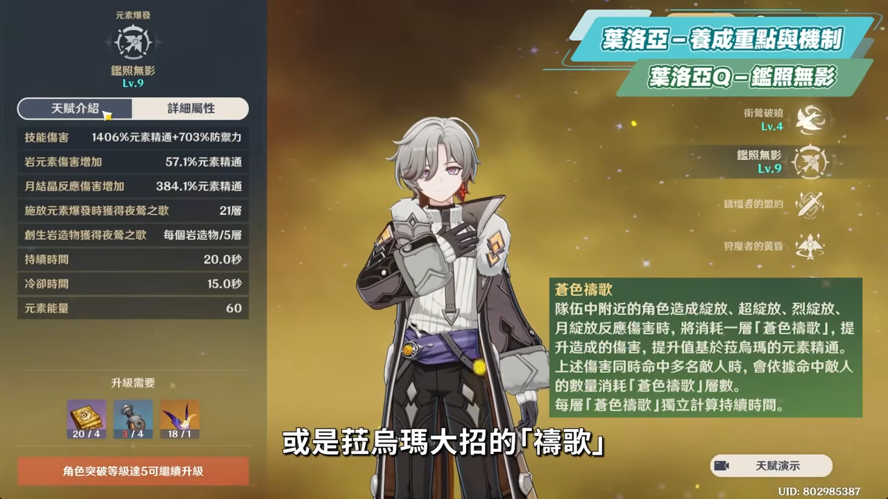 【原神】茲白 & 葉洛亞🐎培養放大鏡▸岩系孤兒不再！月結晶太神啦！堪比瓦蕾莎的「平民戰神」💥只要1金就能成型！角色定位/武器/聖遺物/命座/隊伍搭配 ▹璐洛洛◃ - 原神, 璐洛洛, 茲白 - 敗家達人推薦