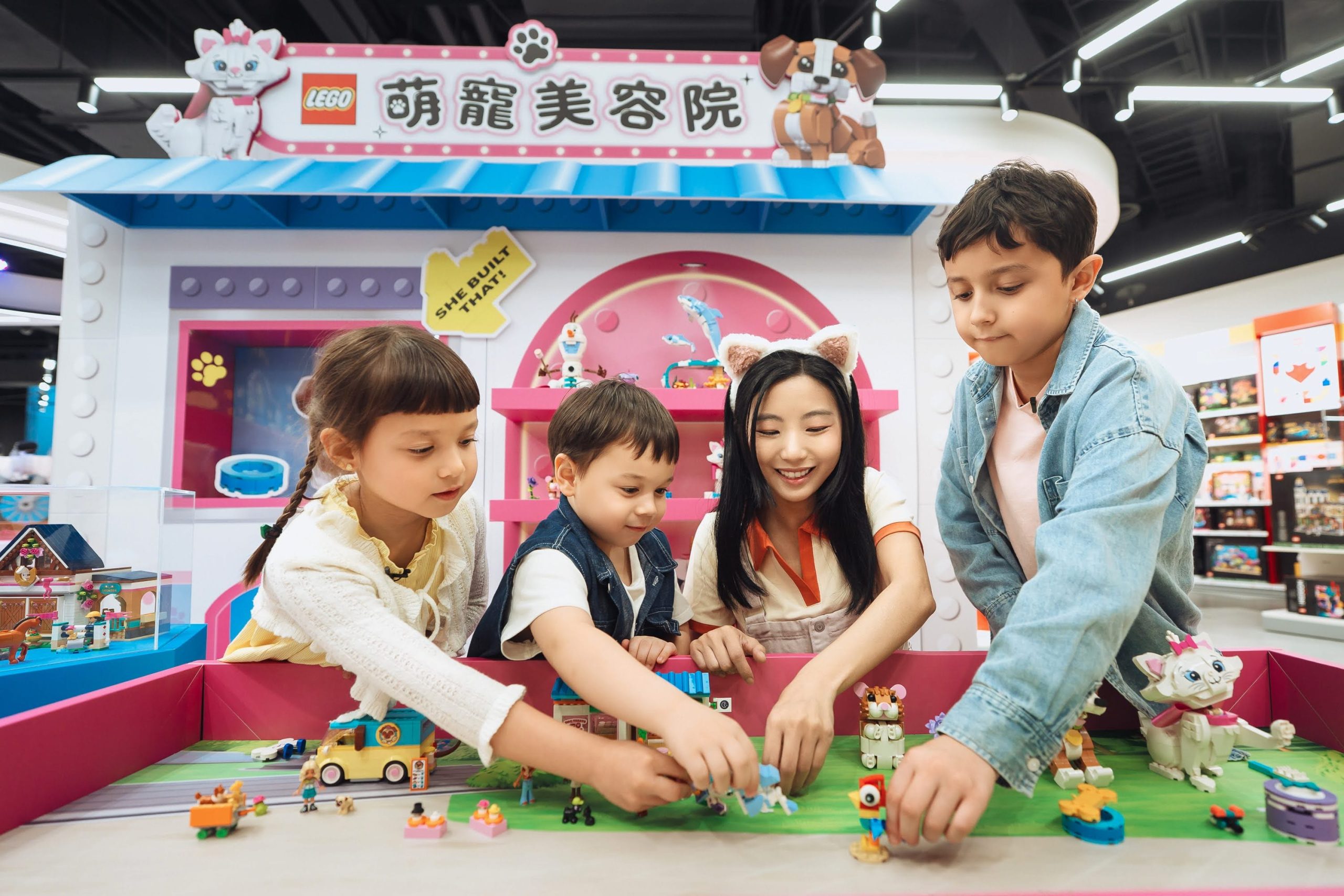 樂高®沉浸式快閃體驗「萌寵美容院」登場！ 化身造型師打造專屬動物萌友 - 樂高, 我的動物萌友, 萌寵美容院 - 敗家達人推薦