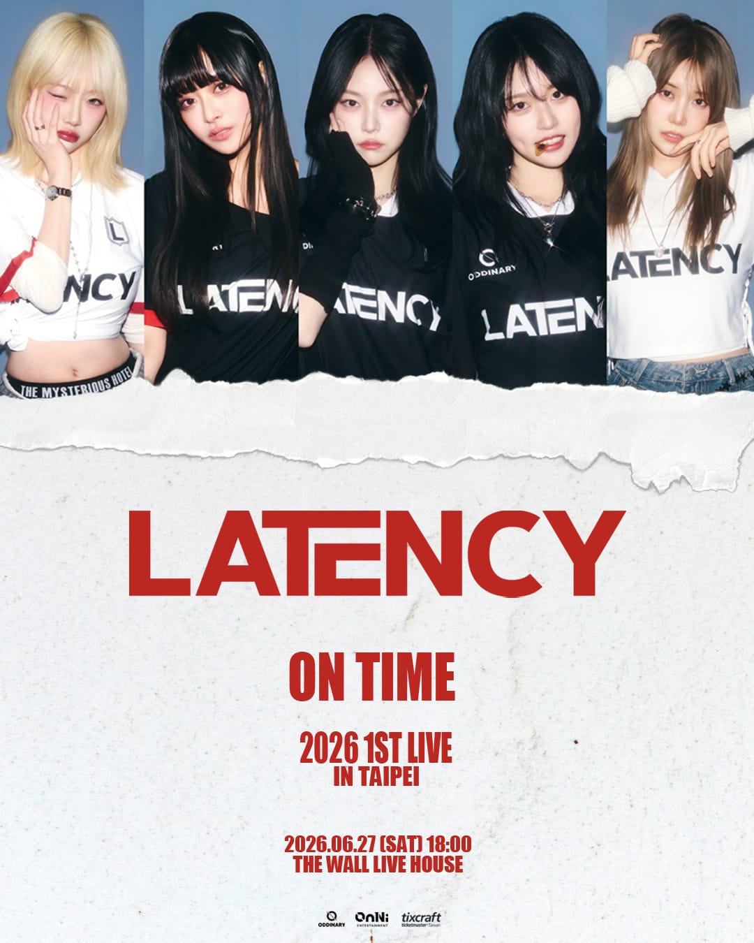 會唱、會跳還會彈…五妞個個來頭不小，韓國實力樂團LATENCY 訂6/27襲台開唱。 - LATENCY, QWER, HEEYEON, 新一代水炸彈女神, ZZONE, cignature, THE WALL LIVE HOUSE, 2026 LATENCY 1ST LIVE [ON TIME] IN TAIPEI - 敗家達人推薦
