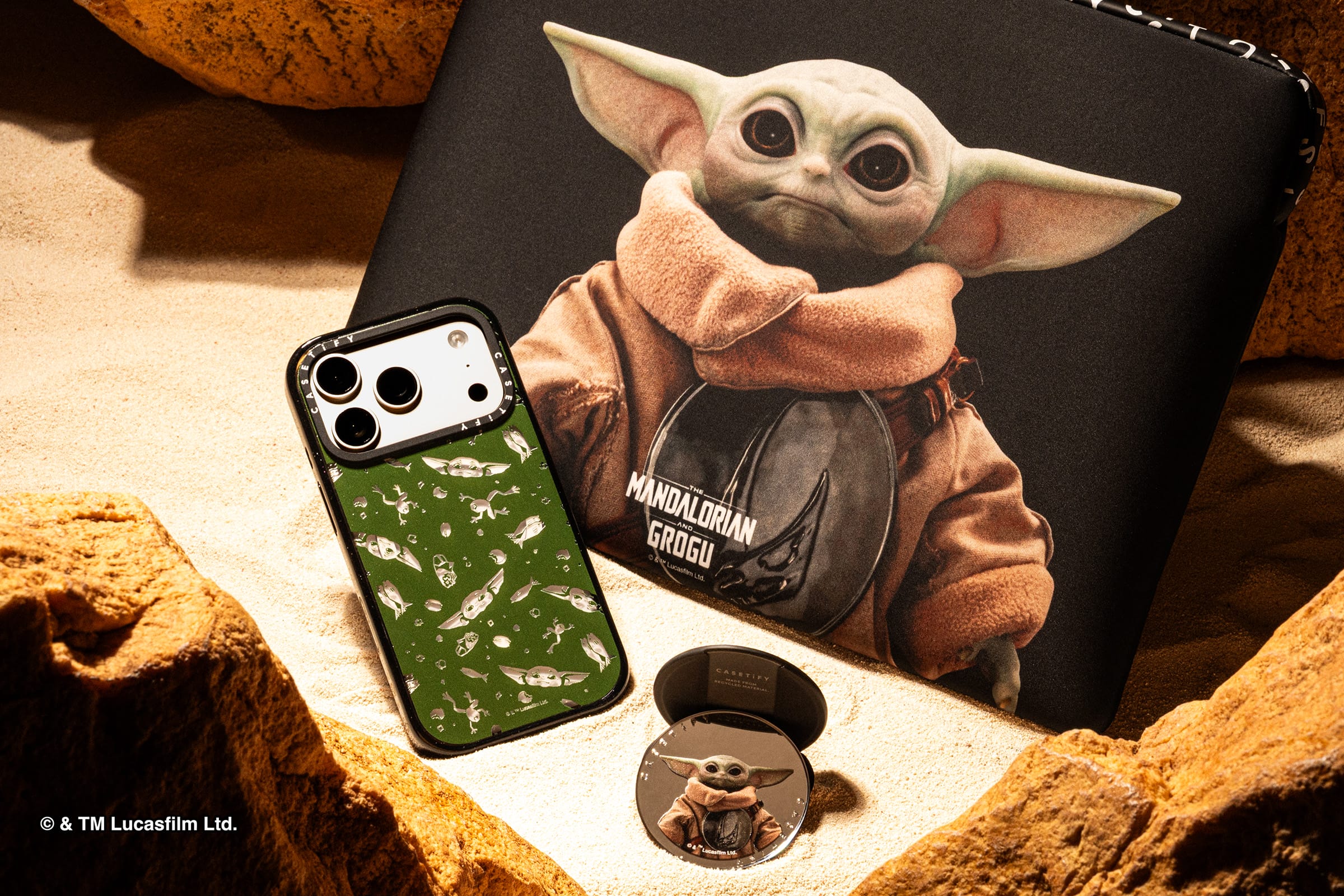 CASETiFY 全新推出曼達洛人™ _ CASETiFY 聯名系列展現男孩必備酷帥魅力，還有 STAR WARS™ _ CASETiFY 聯名系列帶你一起覺醒原力 - 曼達洛人, CASETiFY, 曼達洛人與古古 - 敗家達人推薦