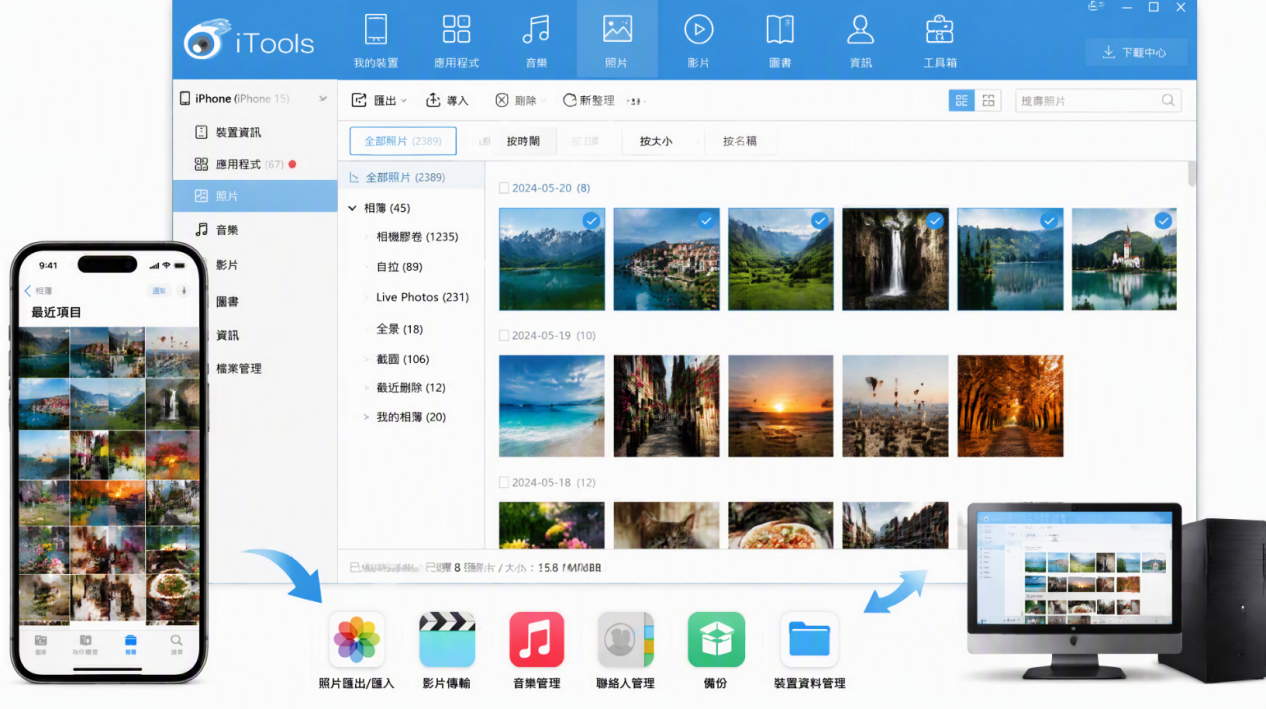 怎麼把iPhone照片傳到電腦?9款免費iPhone 照片傳到電腦軟體評測|Win/Mac - iPhone, 敗家輝哥, 老司機推薦, 編輯推薦, iCareFone, iPhone照片, 相片, HEIC, JPG - 敗家達人推薦