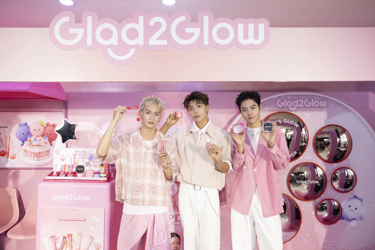 ❤️Glad2Glow 攜手 Ozone 七夕寵粉! 三位男神現身一日店長 分享發光肌養成秘訣 ❤️ - Glad2Glow, 寶雅西門成都店, Ozone - 敗家達人推薦